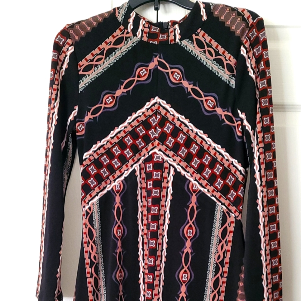 Black Patterned Dress